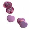 BEDARTIST 4 Packs Heart Shape Contact Lens Cases, Travel Eye Contacts Case Box Holder, Portable Contact Lenses Tweezers Remover Tool Solution Bottle Kit for Daily Outdoor Traveling (Dark Pink) view 4