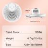 Eastnmythet Body Hair Dryer, Negative Ion Full Body Dryer, Home Bathroom Dryer, Feet Touch Panel Drying Machine, Natural Warm Air Wind and Cool Wind view 3