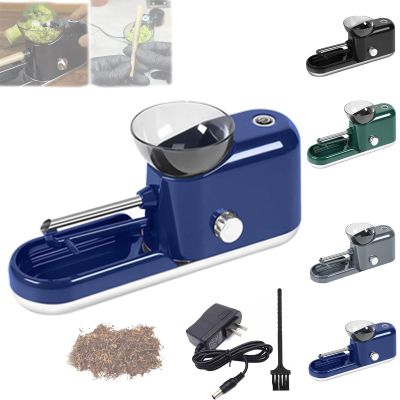 AUWIRUG The Za Machine - Za Rolling Machine, The Electric Za Machine, Electric 6.5mm/8mm Za Rolling Machine, Automatic Portable Herb Grinder (Blue)