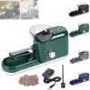 AUWIRUG The Za Machine - Za Rolling Machine, The Electric Za Machine, Electric 6.5mm/8mm Za Rolling Machine, Automatic Portable Herb Grinder (Green) view 1
