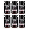 Collins Bourbon Cocktail Cherries - Drinks Garnish for Manhattan or Old Fashioned Cocktails and Desserts, Made with Award Winning Whiskey, Set of 6 11 oz Jars view 1