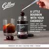 Collins Bourbon Cocktail Cherries - Drinks Garnish for Manhattan or Old Fashioned Cocktails and Desserts, Made with Award Winning Whiskey, Set of 6 11 oz Jars view 2