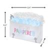 Amscan Elegant White Spa Party Favor Container - 6" x 8" (Pack of 8) - Perfect for Spa-themed Parties, Bridal Showers, and Special Occasions view 2