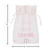 Amscan Charming White Fabric Little Miss One-derful Favor Pouch - 7" x 5" (Pack of 8) - Perfect for Girl First Birthday view 2