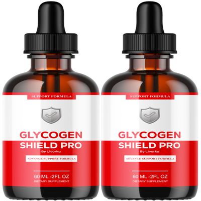 (2 Pack) Glycogen Shield Pro - Glycogen Shield Pro Drops, GlycogenShield Pro Drops, GlycogenShield Pro Support, Glycogen Shield Pro Support, Glycogen Shield Pro Supplement, 2 Bottles for 60 Days