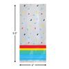 Amscan Vibrant Multicolor Stripe Treat Plastic Bags - 9.5" x 4" (Pack of 16) - Perfect for Birthdays and Special Occasions view 2