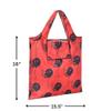 Spooky Red & Black Pennywise Trick-Or-Treat Bag - 16" x 15.5" (1 Pc.) - Perfect for Halloween and Horror-themed Parties view 3