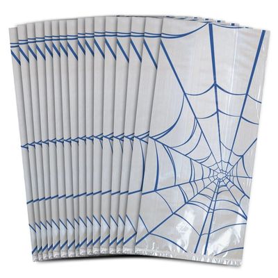 Amscan Charming Blue Spider-Man Webbed Wonder Treat Bags - 9.5" x 4" (Pack of 16) - Perfect For Birthdays and Special Occasions