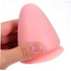 KOMBIUDA Trigger Point Massage Ball with Suction Cup Design for Neck Back and Foot Relief Silicone Myofascial Tool for Yoga and Fitness Muscle Relaxation Pink view 3