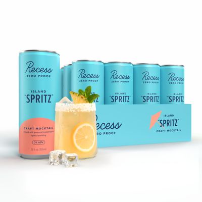 Recess Zero Proof Island Spritz Mocktail, 12 Pack