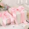 1-1/2 Inch 50 Yards Light Pink Satin Ribbon for Gift Wrapping,Flower Bouquet,Crafts,Balloons,Wedding,Birthday Party,Easter,Mothers Day,Baby Shower Decoration view 4