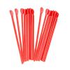 200 PCS Spoon Straws Red Slushie Straws Disposable Snow Cone Spoons Shaved Ice Straws for Milk Shakes Smoothies Summer Party view 1