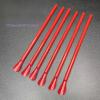 200 PCS Spoon Straws Red Slushie Straws Disposable Snow Cone Spoons Shaved Ice Straws for Milk Shakes Smoothies Summer Party view 2