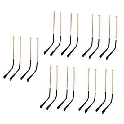 FOMIYES 10pairs Eyeglasses Replacement Legs of Gold Temples Comfortable Arm Parts for Glasses Repair Easy to Install Lightweight and -Resistant