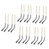 FOMIYES 10pairs Eyeglasses Replacement Legs of Gold Temples Comfortable Arm Parts for Glasses Repair Easy to Install Lightweight and -Resistant view 1