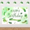 Balterever Pickle Birthday Party Decorations 5 * 3ft Kind of a Big Dill Backdrop Cucumber Pickle Bday Supplies Kind of a Big Dill Banner Fruit Funny Cucumber Party Supplies for Photography Background view 1