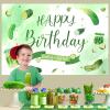 Balterever Pickle Birthday Party Decorations 5 * 3ft Kind of a Big Dill Backdrop Cucumber Pickle Bday Supplies Kind of a Big Dill Banner Fruit Funny Cucumber Party Supplies for Photography Background view 3