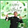 Balterever Pickle Birthday Party Decorations 5 * 3ft Kind of a Big Dill Backdrop Cucumber Pickle Bday Supplies Kind of a Big Dill Banner Fruit Funny Cucumber Party Supplies for Photography Background view 4