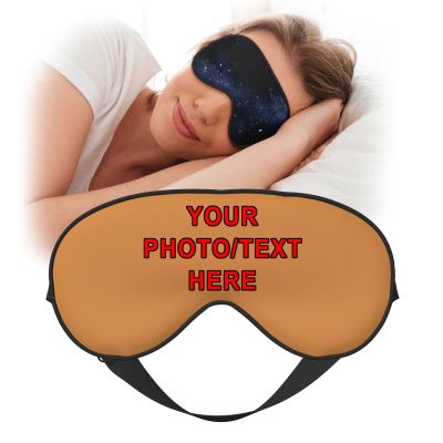 Custom Eye Masks for Sleep Personalized Blindfold Add Your Picture Logo Eyes Mask Blackout Sleeping Cover Adjustable for Women Men Party Play Game Airplane Office Rest, Peru
