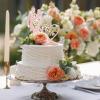 Jaciya Wedding Cake Topper Pink Rhinestone Metal Mr and Mrs Cake Topper Bride and Groom Bridal Shower Party Gold Wedding Decorations Supplies view 2