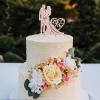 Jaciya Wedding Cake Topper Pink Rhinestone Metal Mr and Mrs Cake Topper Bride and Groom Bridal Shower Party Gold Wedding Decorations Supplies view 3