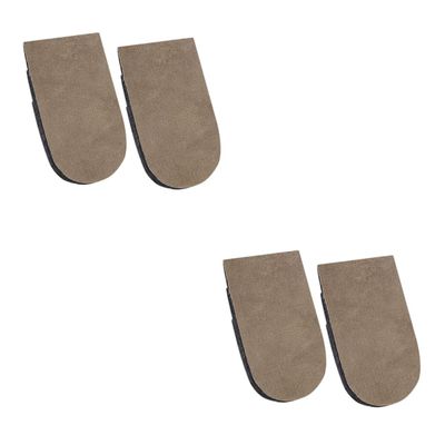 NOLITOY 2pairs Unisex Heightened Heel Pads Invisible Height Increase Insoles for Women Men Half Shoe Lift