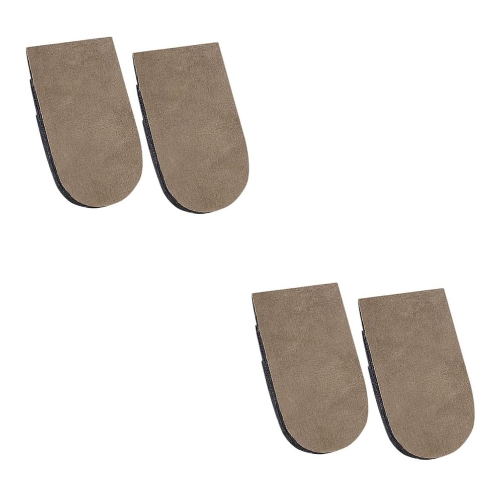NOLITOY 2pairs Unisex Heightened Heel Pads Invisible Height Increase Insoles for Women Men Half Shoe Lift