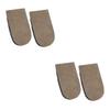 NOLITOY 2pairs Unisex Heightened Heel Pads Invisible Height Increase Insoles for Women Men Half Shoe Lift view 1