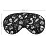 Sleeping Blindfold Goth Raven Crow Skull Moon Star Gothic Witch Magic Spirit Board, Blocking Light Sleeping Eye Mask for Men & Women, Comfortable & Soft Eye Cover Eyeshade for Night Sleep view 2