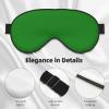 Custom Blindfold Eye Mask Sleep Cover for Women Men Blackout Design Your Image Logo Text Blindfolds Customized Eyes Masks for Games Team Party Office Sleeping, Green view 4