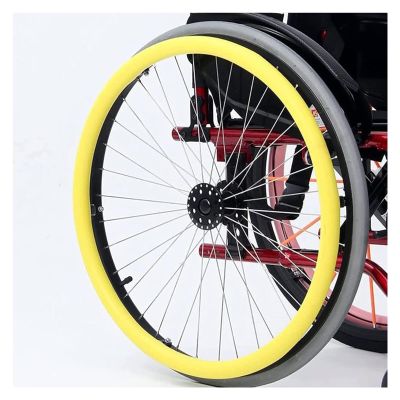 yinjieUS Wheelchair Handrim Covers, Wheelchair Push Rim Covers, 1 Pair Non-Slip Wear-Resistant Hand Push Cover(H-22 INCHES)