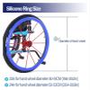 yinjieUS Wheelchair Handrim Covers, Improve Grip and Traction Wheelchair Push Rim Covers, Wheelchair Accessories,Red,24in(White,24in) view 2