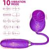 NineLife Basics Summer Newly Upgrade Popular Rose_Toy Handheld Tool for Women Waterproof Function Birthday Party Gifts G034, Purple view 2