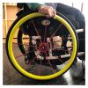 yinjieUS Wheelchair Push Rim Covers, Silicone Hand Push Cover, Hand Wheel Snare Pads,H,24 inch(C-24 INCH) view 4