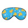 CWECVWE Lightweight Blindfold Yellow Rubber Duck Blocking Light Sleeping Mask for Men Women, Comfortable Eye Cover Blindfold with Adjustable Strap for Travel, Style 18 view 1