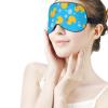 CWECVWE Lightweight Blindfold Yellow Rubber Duck Blocking Light Sleeping Mask for Men Women, Comfortable Eye Cover Blindfold with Adjustable Strap for Travel, Style 18 view 3