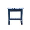 SHADAOYU Multifunctional Bathroom Stool, Waterproof Shower Adult Bathing Stool with Shelf, Non-Slip Bathroom Stool for Shower, Small Stool with Portable Handle(Navy Blue) view 1