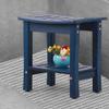 SHADAOYU Multifunctional Bathroom Stool, Waterproof Shower Adult Bathing Stool with Shelf, Non-Slip Bathroom Stool for Shower, Small Stool with Portable Handle(Navy Blue) view 3