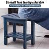 SHADAOYU Multifunctional Bathroom Stool, Waterproof Shower Adult Bathing Stool with Shelf, Non-Slip Bathroom Stool for Shower, Small Stool with Portable Handle(Navy Blue) view 4
