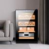 Cigar Humidor 50L 300 Cigars with Heating and Cooling Temperature Control System, with Cedar Wood Shelf and Hygrometer, Intelligent Constant Temperature and Humidity Humidor, Gift for Men,Gold view 2