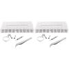 ARTIBETTER Repair Kit Precision Screwdriver Screws Nose Pads Eyeglass Tool for Easy Repairs of Sunglasses and Watches view 1