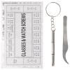 ARTIBETTER Repair Kit Precision Screwdriver Screws Nose Pads Eyeglass Tool for Easy Repairs of Sunglasses and Watches view 2