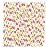 100 pcs Leaf Print Paper Straws, Green Shamrock Clover Puplish Red Brown Yellow Maple Leves Drinking Straws, Irish Holiday St. Patrick's Day Fall Autumn Thanksgiving Cake Pop Sticks (Maple Leaf) view 2