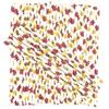 100 pcs Leaf Print Paper Straws, Green Shamrock Clover Puplish Red Brown Yellow Maple Leves Drinking Straws, Irish Holiday St. Patrick's Day Fall Autumn Thanksgiving Cake Pop Sticks (Maple Leaf) view 3