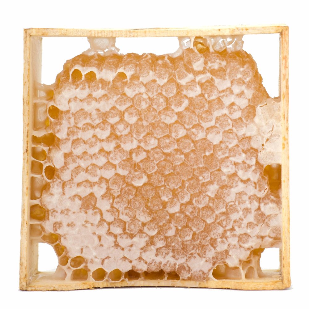 100% Natural Honeycombs Raw edible -Collected Directly from the Hive without Cutting, Filtering or Processing.- Unfiltered Wild Honeycomb - 100% Pure Turkish local Honey -Real Honey with Honeycomb - No Additives, No Preservatives (14 oz)