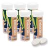 Drinklits Ginger Lime Electrolyte Fizzy Hydration Tablets (6) Tube Bundle | 0g Sugar - Natural Sports Drink - Organic Ginger | 60 Servings - 10 Tablets Per Tube view 1