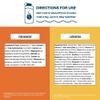 Drinklits Orange Electrolyte Hydration & Lemon Immunity Tablets (6) Tube Combo Pack | Great Taste  Gluten Free  Daily Use | 60 Servings (10 Tablets Per Tube) view 4