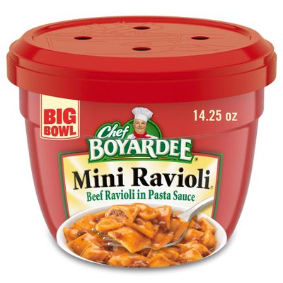 Big Bowl Microwaveable Mini Ravioli 14.5 oz (Pack of 12)