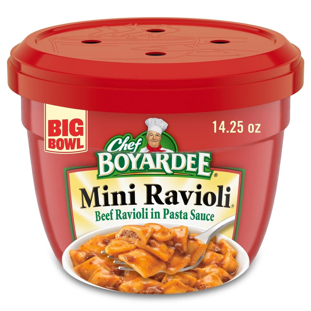 Big Bowl Microwaveable Mini Ravioli 14.5 oz (Pack of 12)