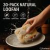 EcoGrove Natural Loofah Sponge Multipack 100% Plant-Based Exfoliating & Cleaning Scrubber, Biodegradable Eco-Friendly Luffa for Shower, Dishes, Face, Soap Making(30-Pack) view 4